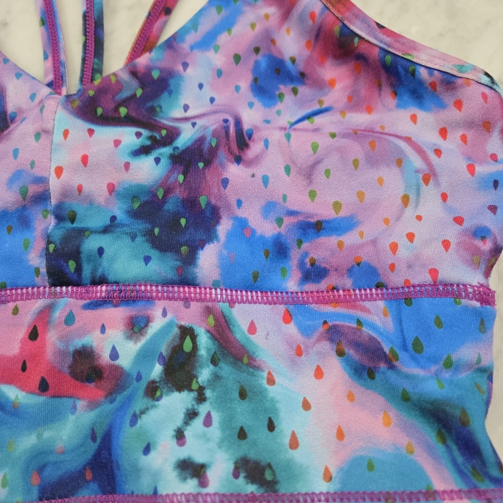 Born Primitive Rhapsody Sports Bra - Long Line Strappy - Purple Rain - SZ Small - Picture 5 of 5